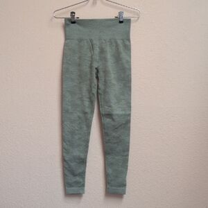 Gymshark Green Camouflage Leggings